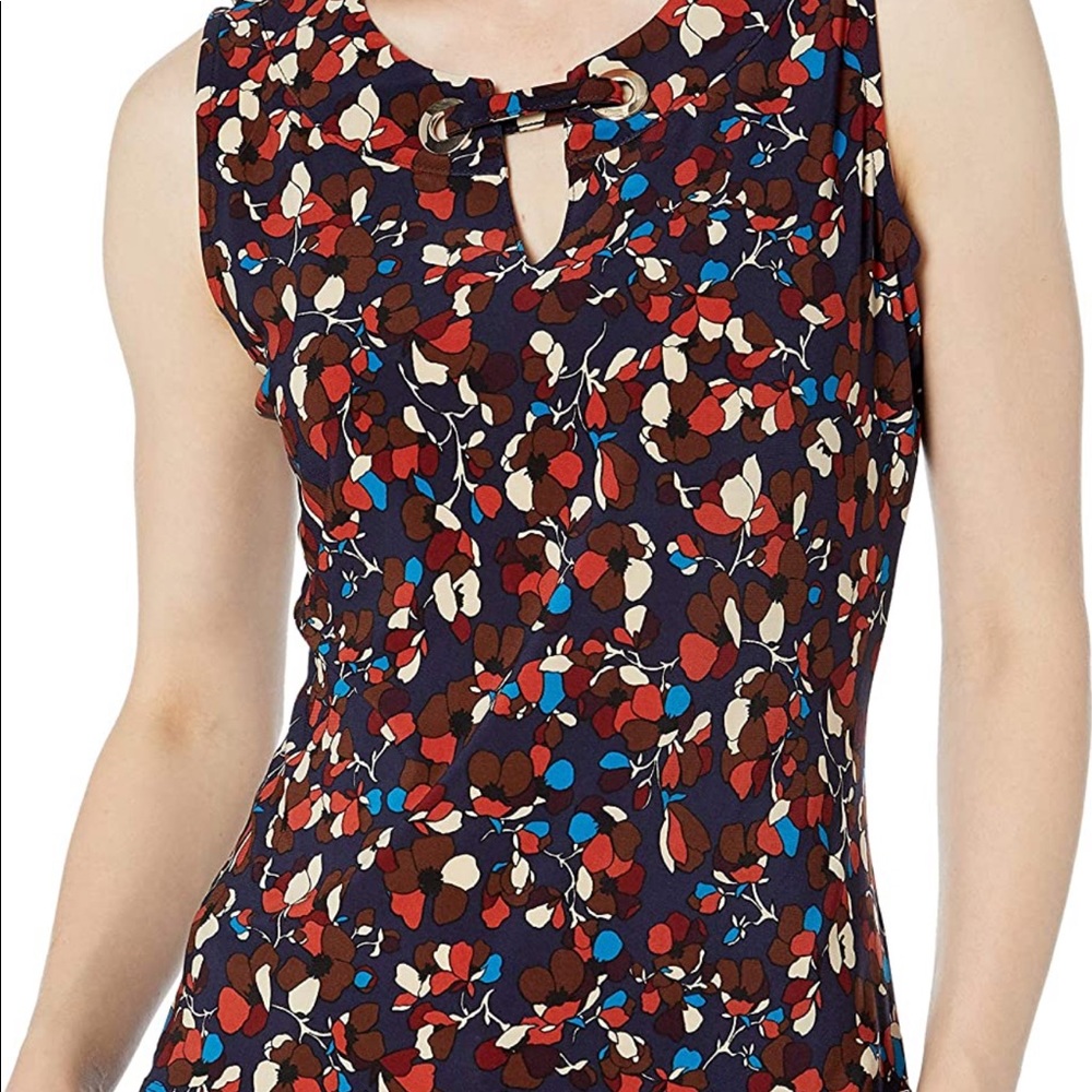Tommy Hilfiger Grommet Sleeveless Top S NWT
